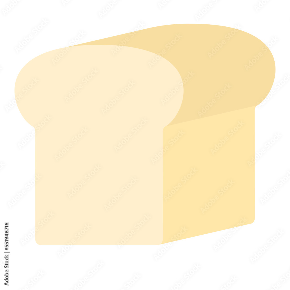 Illustration of a Loaf of Bread design Icon Illustration of a Loaf of Bread design Icon