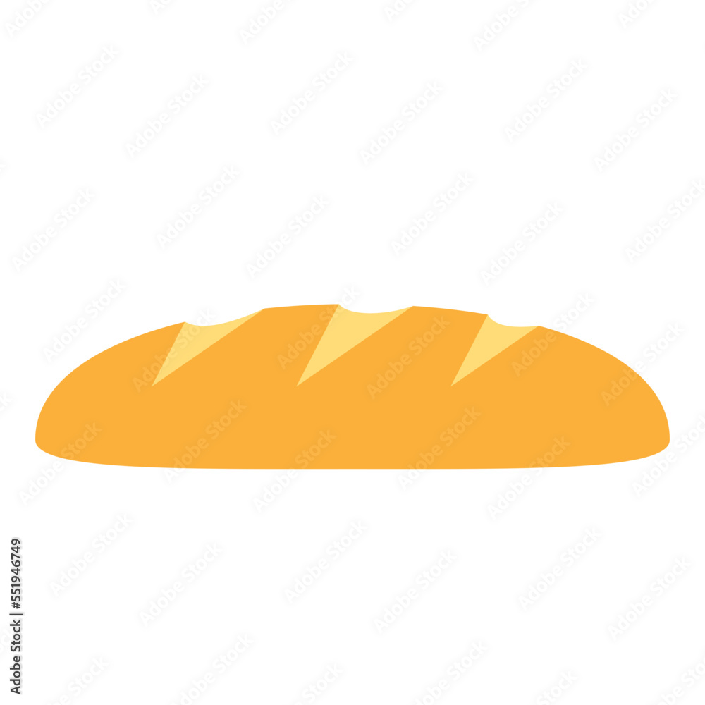 Illustration of French Bread design Icon