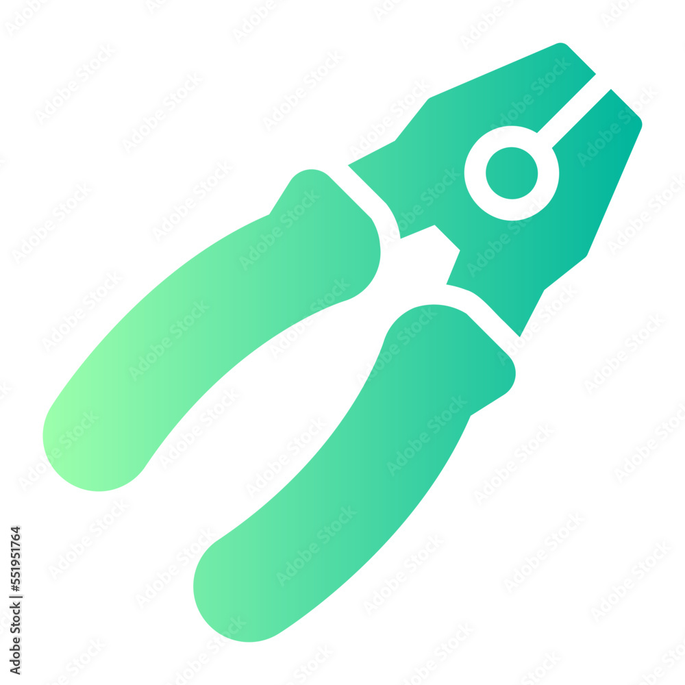 plier gradient icon plier gradient icon