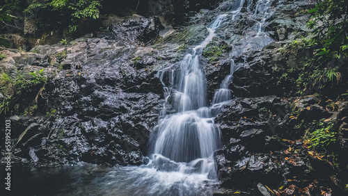 a Siu Chik Sha waterfall at TKO  hk