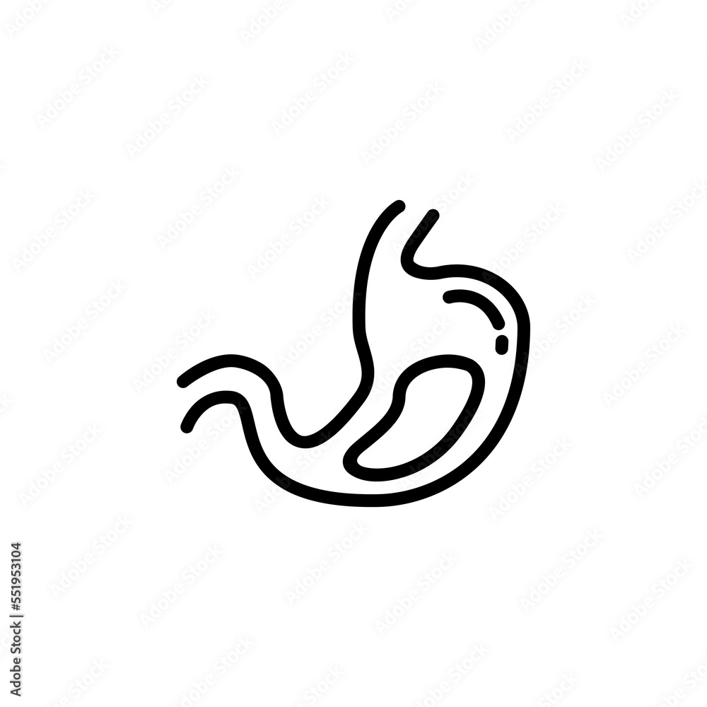 stomach vector icon. medicine icon outline style. perfect use for logo, presentation, website, and more. simple modern icon design line style stomach vector icon. medicine icon outline style. perfect use for logo, presentation, website, and more. simple modern icon design line style