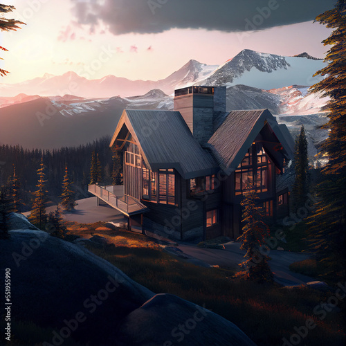 British Columbia Cabin in Whistler BC © Peter