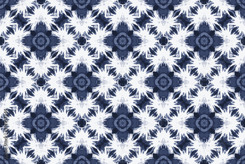 Wallpaper Mural Abstract seamless pattern, seamless wallpaper, seamless background designed for use for interior,wallpaper,fabric,curtain,carpet,clothing,Batik,satin,background , illustration, Embroidery style. Torontodigital.ca