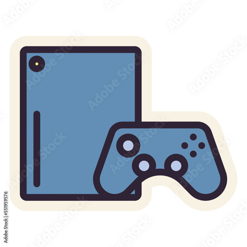gaming console sticker