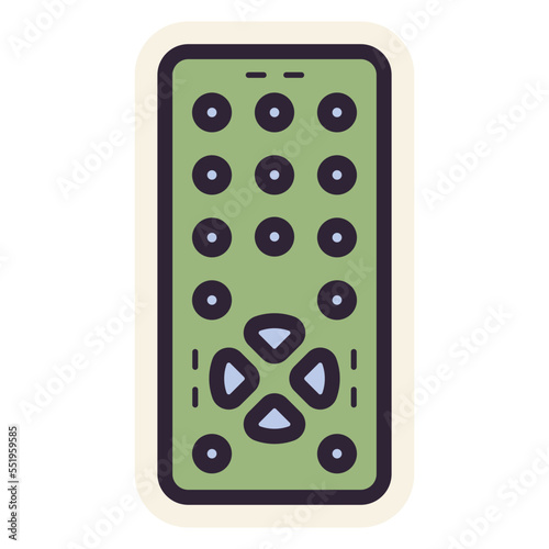remote control sticker