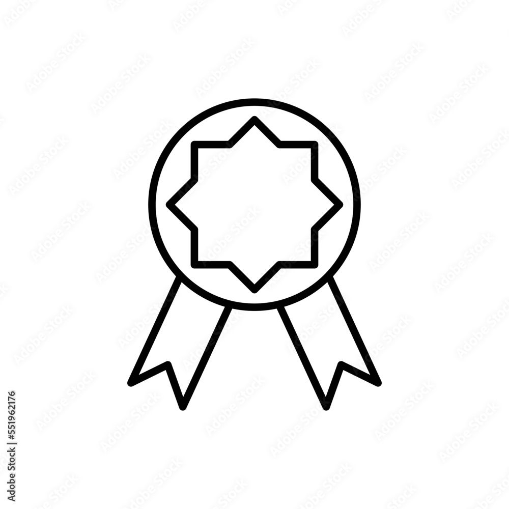 Award badge icon design template vector isolated illustration Award badge icon design template vector isolated illustration