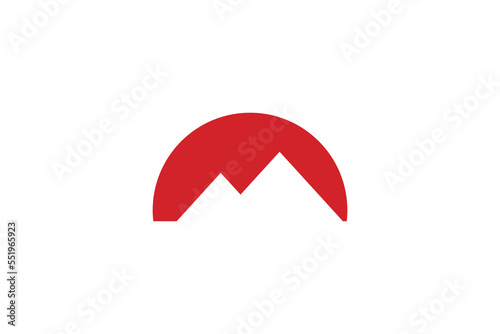 Free Download Creative Letter M Mountain Logo Design Template - GFXLoad