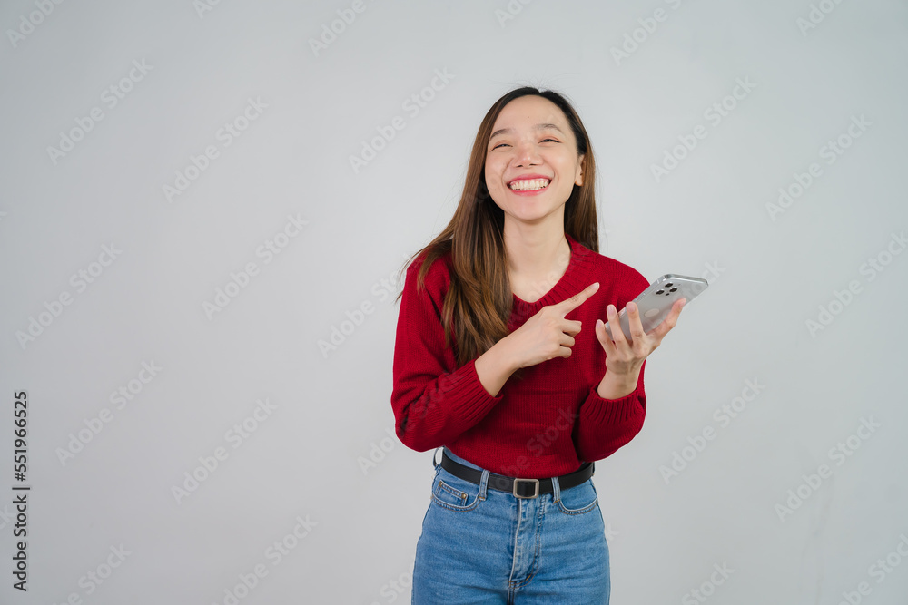 portrait of attractive asian woman isolated on white background portrait of attractive asian woman isolated on white background