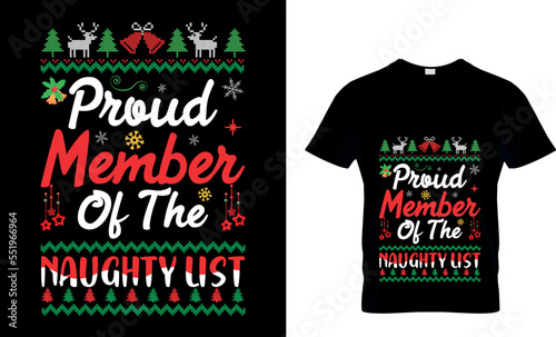 Christmas don't just work till the...T-Shirt Design Template