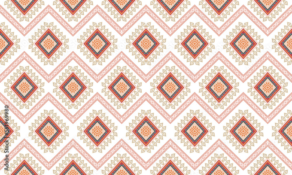 Geometric ethnic flower pattern for background,fabric,wrapping,clothing,wallpaper,Batik,carpet,embroidery style. Geometric ethnic flower pattern for background,fabric,wrapping,clothing,wallpaper,Batik,carpet,embroidery style.