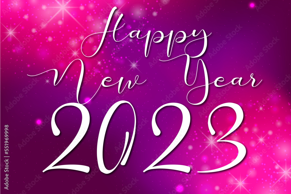 Happy New Year 2023 background. Vector Illustration.