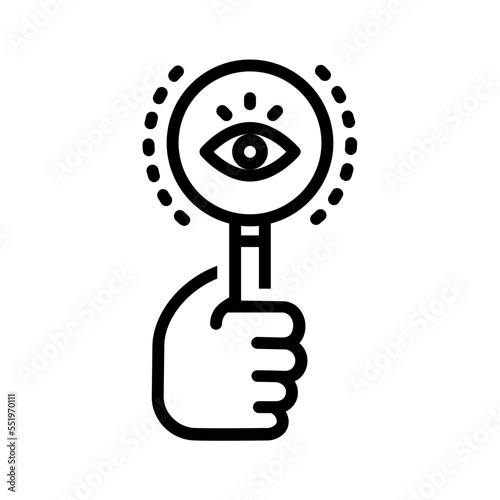 Black icon for Transparency