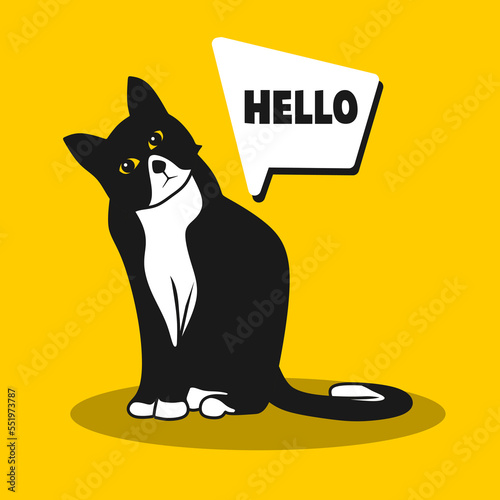 a cute cat illustration that you can place anywherea cute cat illustration that you can place anywhere