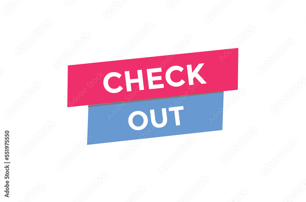 Check out button web banner template Vector Illustration
Check out button web banner template Vector Illustration