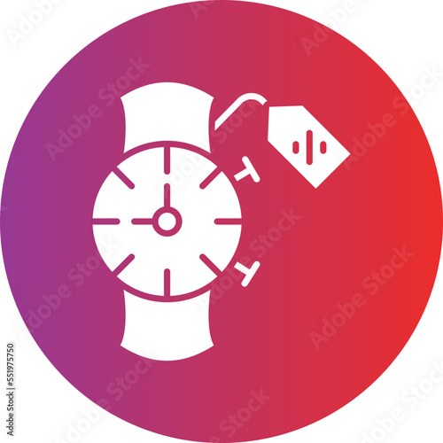 Wristwatch Sale Icon Style