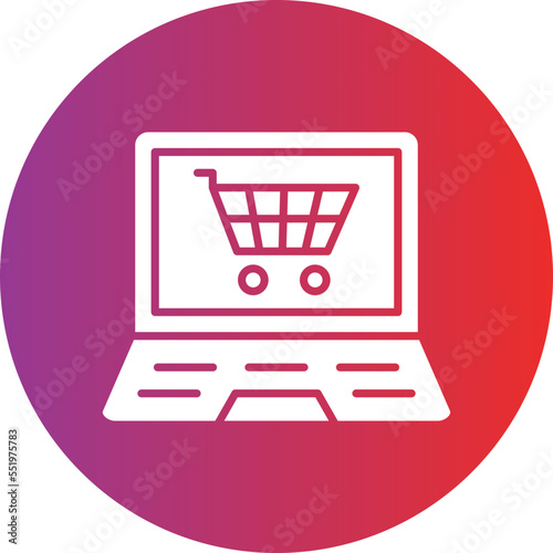 Online Shopping Icon Style