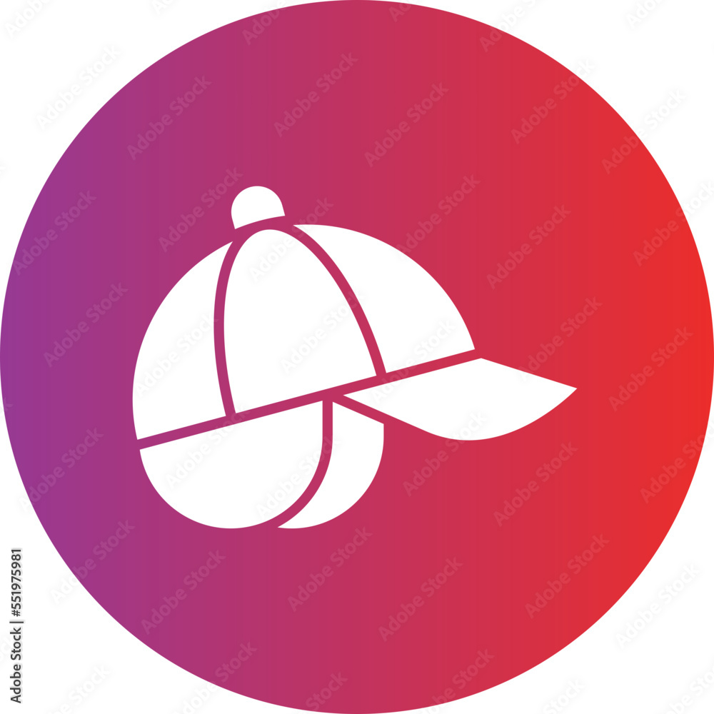 Fototapeta premium Earflaps Icon Style