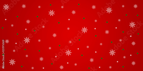 red background winter merry christmast