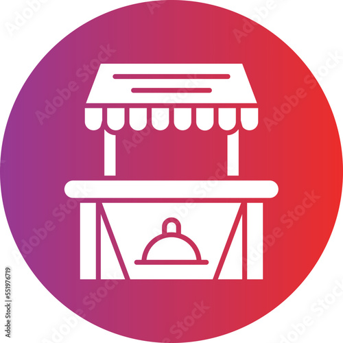 Food Stall Icon Style
