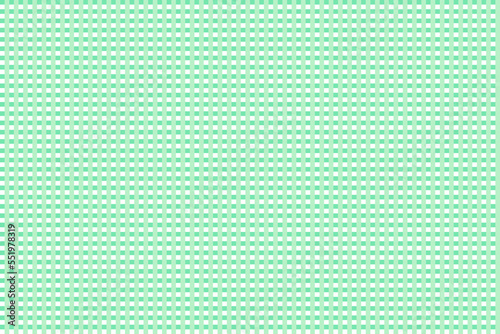 Green and white checkered plaid seamless pattern.