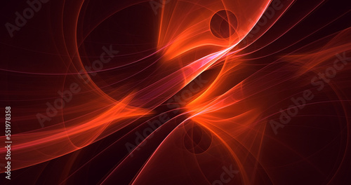 3D rendering abstract colorful fractal light background