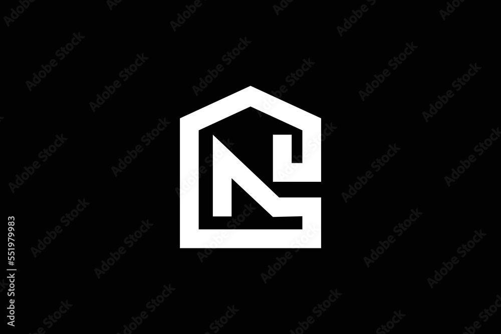 N Letter Home Logo Design Template N Letter Home Logo Design Template