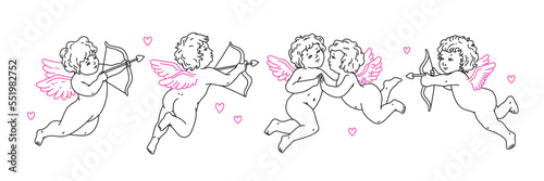 Fotografering Angel and cupid tattoo art 1990s-2000s