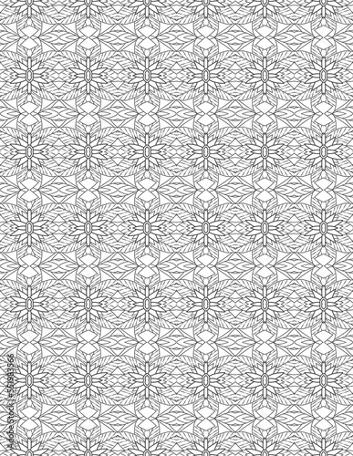 Adult Geometric Pattern Coloring Pages