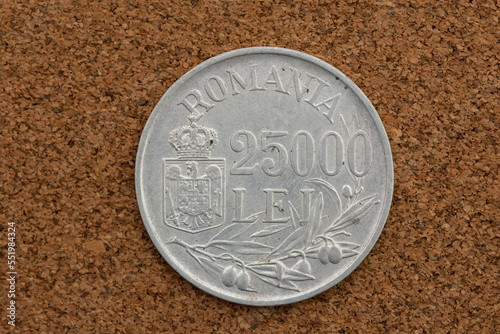 Silver coin 25000 lei, with King Mihai I, 1946 - Michael I (1940-1947) - Romania photo