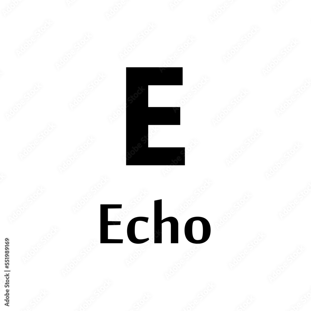 Fototapeta premium NATO phonetic, black, icon, design, flat, style, trendy, collection, template 
