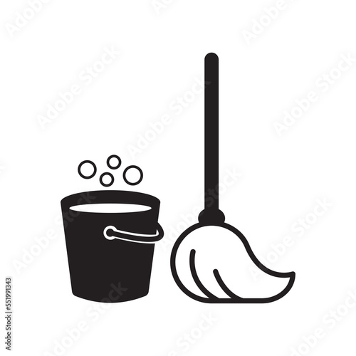 cleaning mop icon cleaning icon