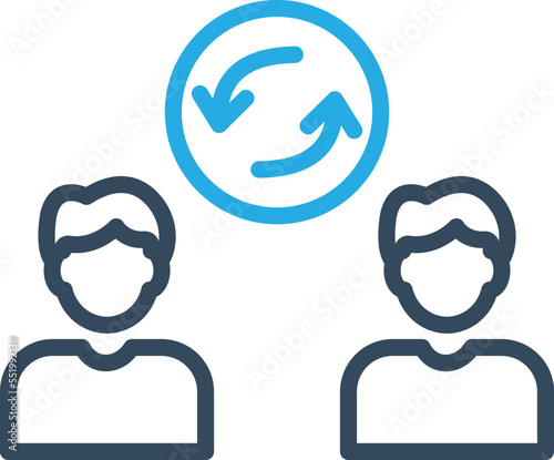 Update profiles Vector Icon
