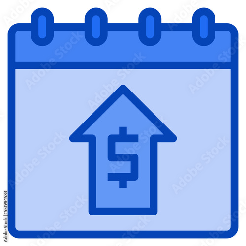 pay day blue icon