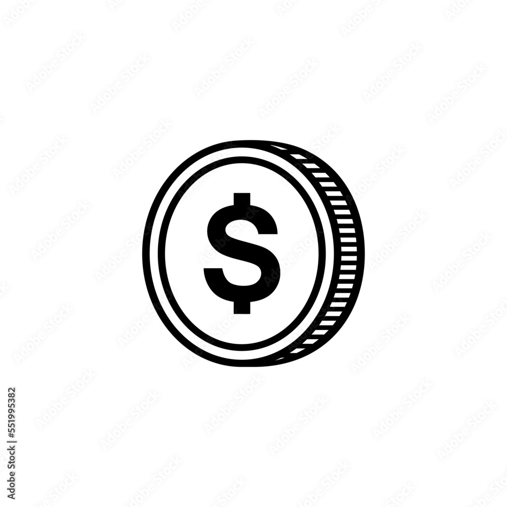 Dollar Icon Symbol, USD Sign. Vector Illustratio Dollar Icon Symbol, USD Sign. Vector Illustratio