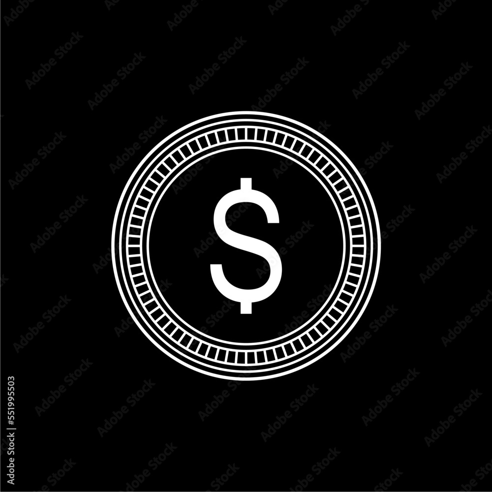Dollar Icon Symbol, USD Sign. Vector Illustratio Dollar Icon Symbol, USD Sign. Vector Illustratio