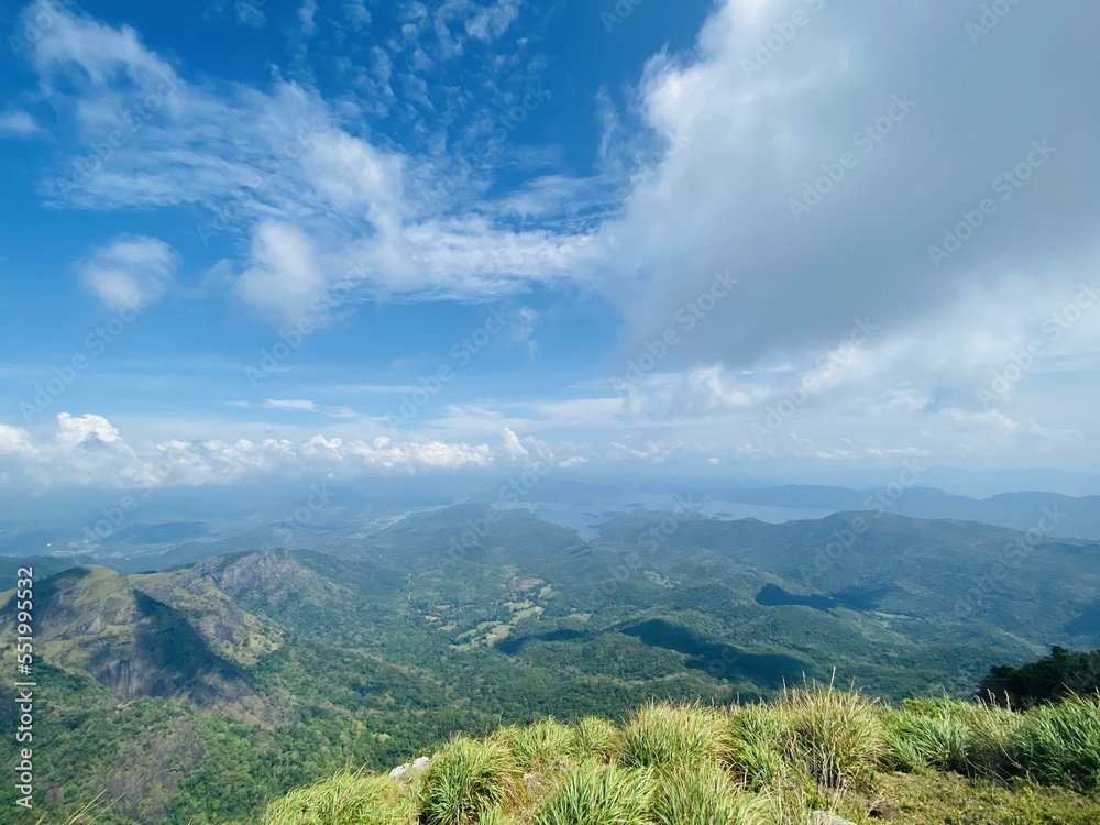 Naklejka premium landscape with sky