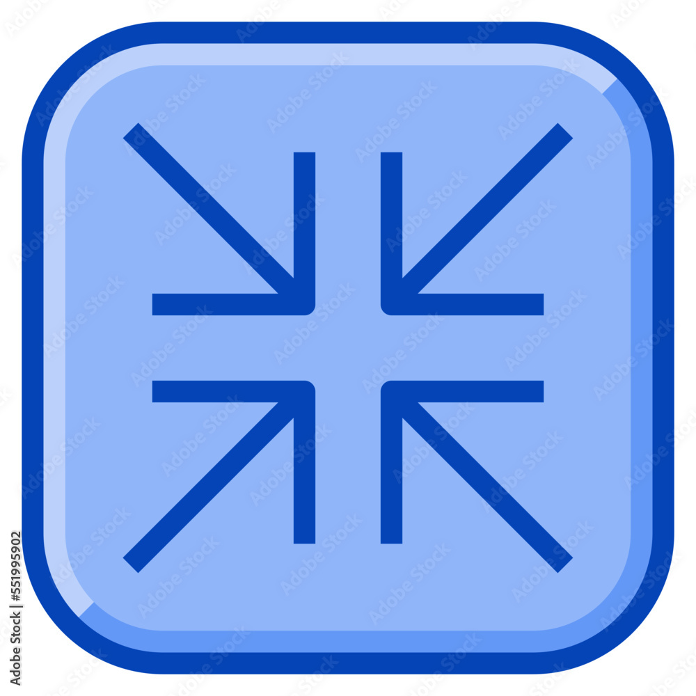 Fototapeta premium focus blue icon