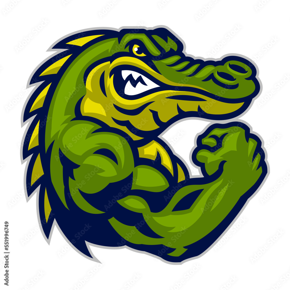 Premade Crocodile Logo Design - Branding by LogoFolder