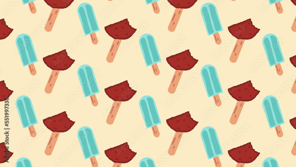  ice cream design pattern background