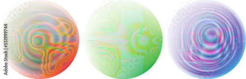 Set of spheres . Lines constructed transparent sphere .Vector  .Technology sphere Logo . Design element for posters, social media, templates, flyers, brochures . Abstract trendy transparent circles