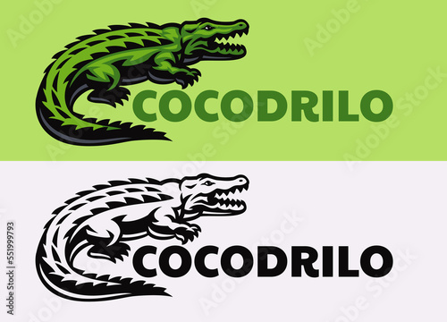Double logo of Green Crocodile