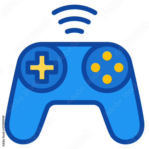 games two tone icon