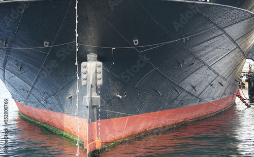 Wallpaper Mural The stern of the ship anchoring in the port Torontodigital.ca