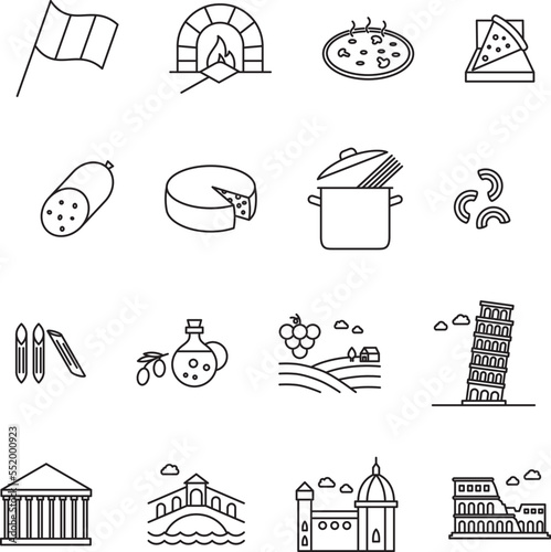 education icons set