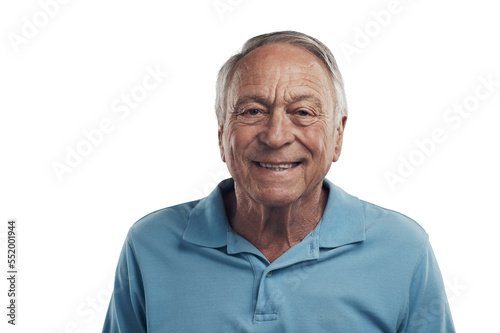 PNG Shot of a man happily smiling at the camera in a studio.