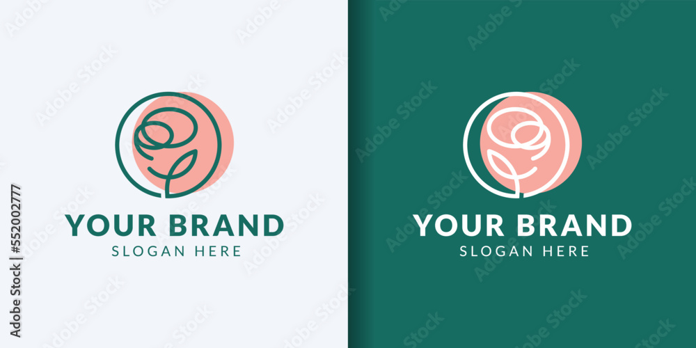 Beautiful collection of elegant minimalist rose flowers in a line art style Beautiful collection of elegant minimalist rose flowers in a line art style