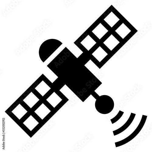 satellite glyph icon