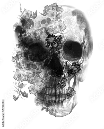 Abstract design print on plain base