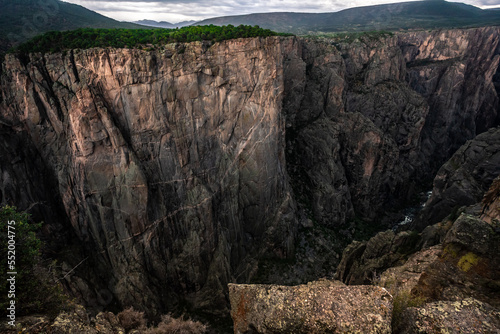 Εκτύπωση καμβά Last Light on Chasm View, Black Canyon of the Gunnison National Park,Colorado