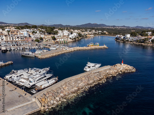 royal nautical club, Porto Petro, Santanyi, Mallorca, Balearic Islands, Spain